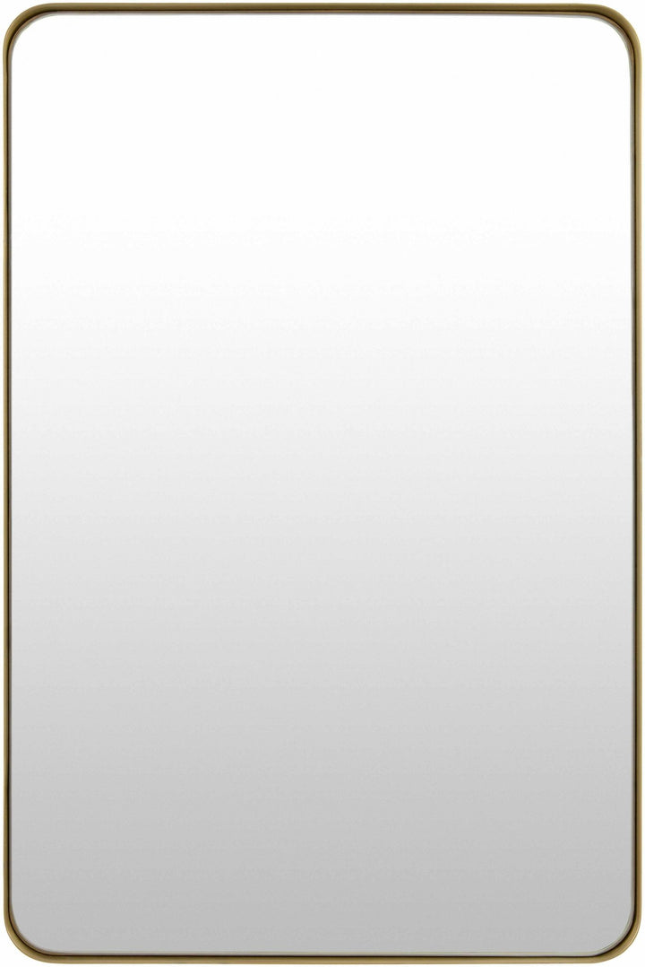 Tubii Gold Mirror with Iron Frame - The Rug Decor