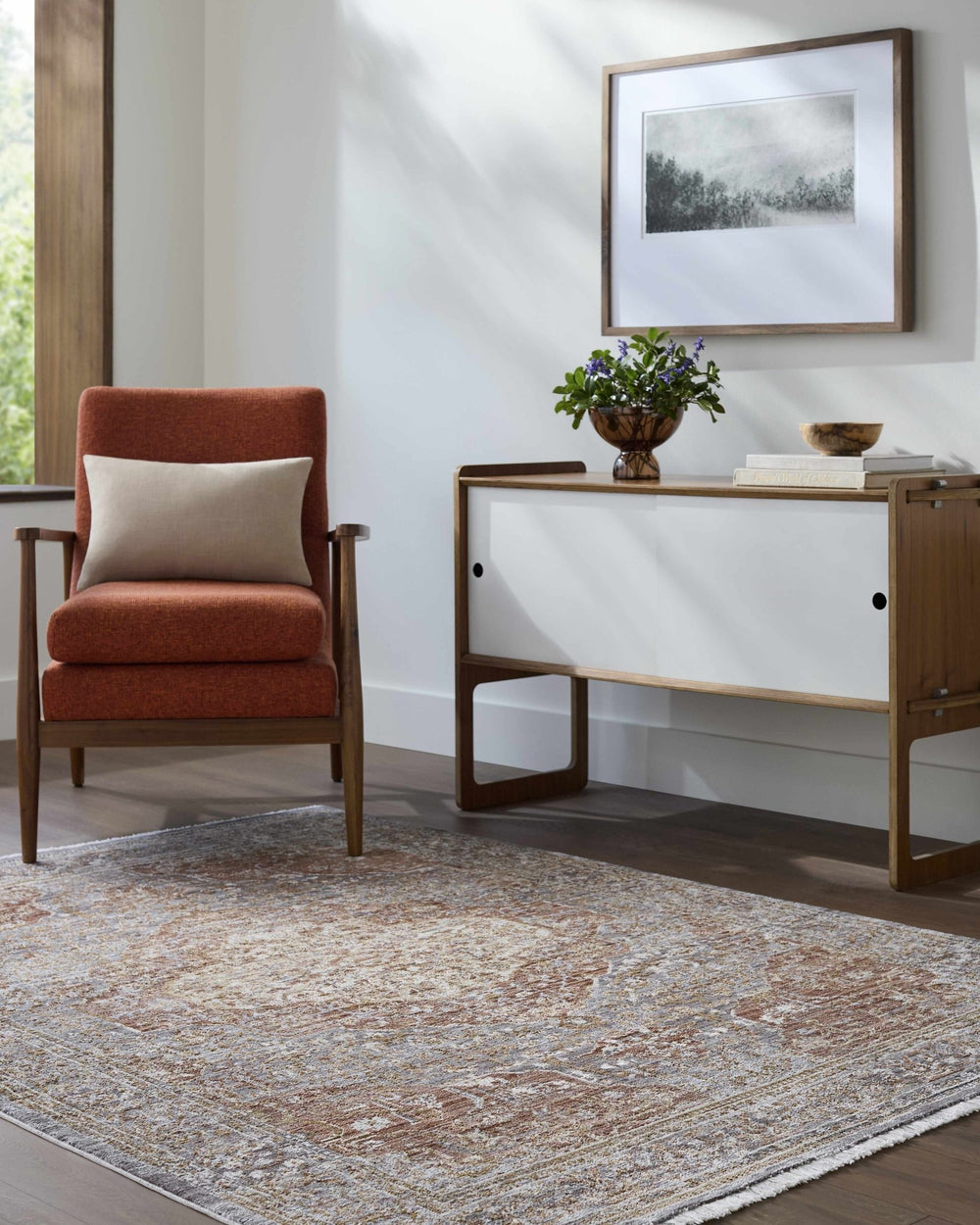 Tulio Traditional Style Beige And Brown Area Rug - The Rug Decor