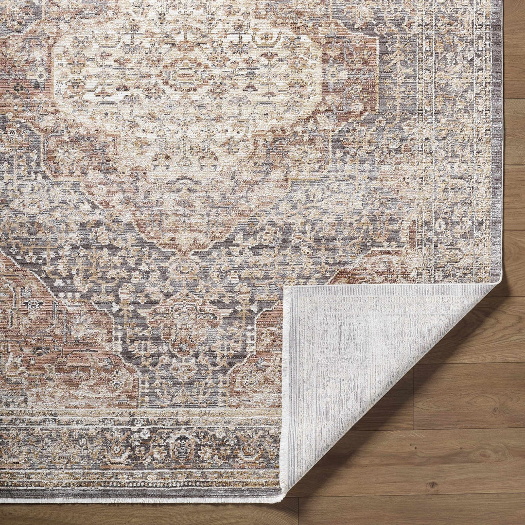 Tulio Traditional Style Beige And Brown Area Rug - The Rug Decor