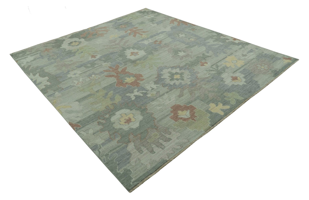 Tulu Distressed Modern Ikat Design Hand Knotted Custom Made wool rug - The Rug Decor
