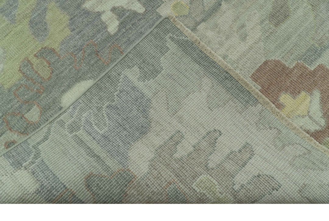 Tulu Distressed Modern Ikat Design Hand Knotted Custom Made wool rug - The Rug Decor