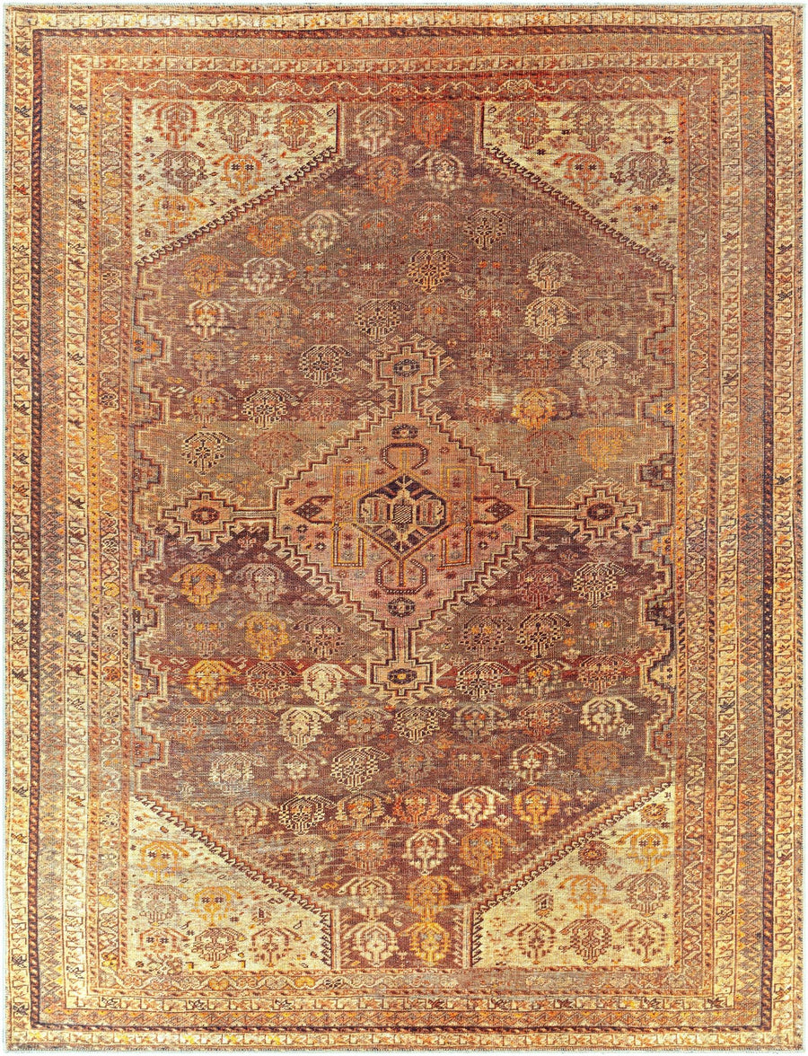 Tungao Beige And Brown Traditional Style Washable Area Rug - The Rug Decor
