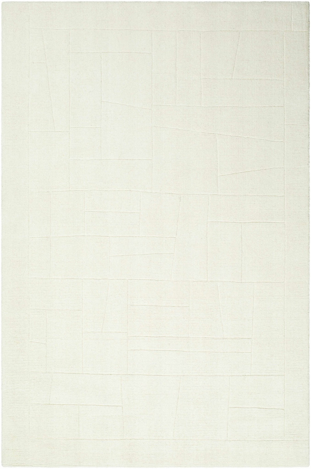 Tupac Ivory Modern Style Hand Loom Wool Area Rug - The Rug Decor
