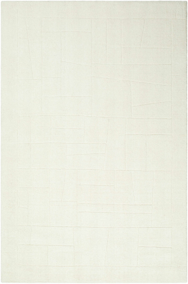 Tupac Ivory Modern Style Hand Loom Wool Area Rug - The Rug Decor