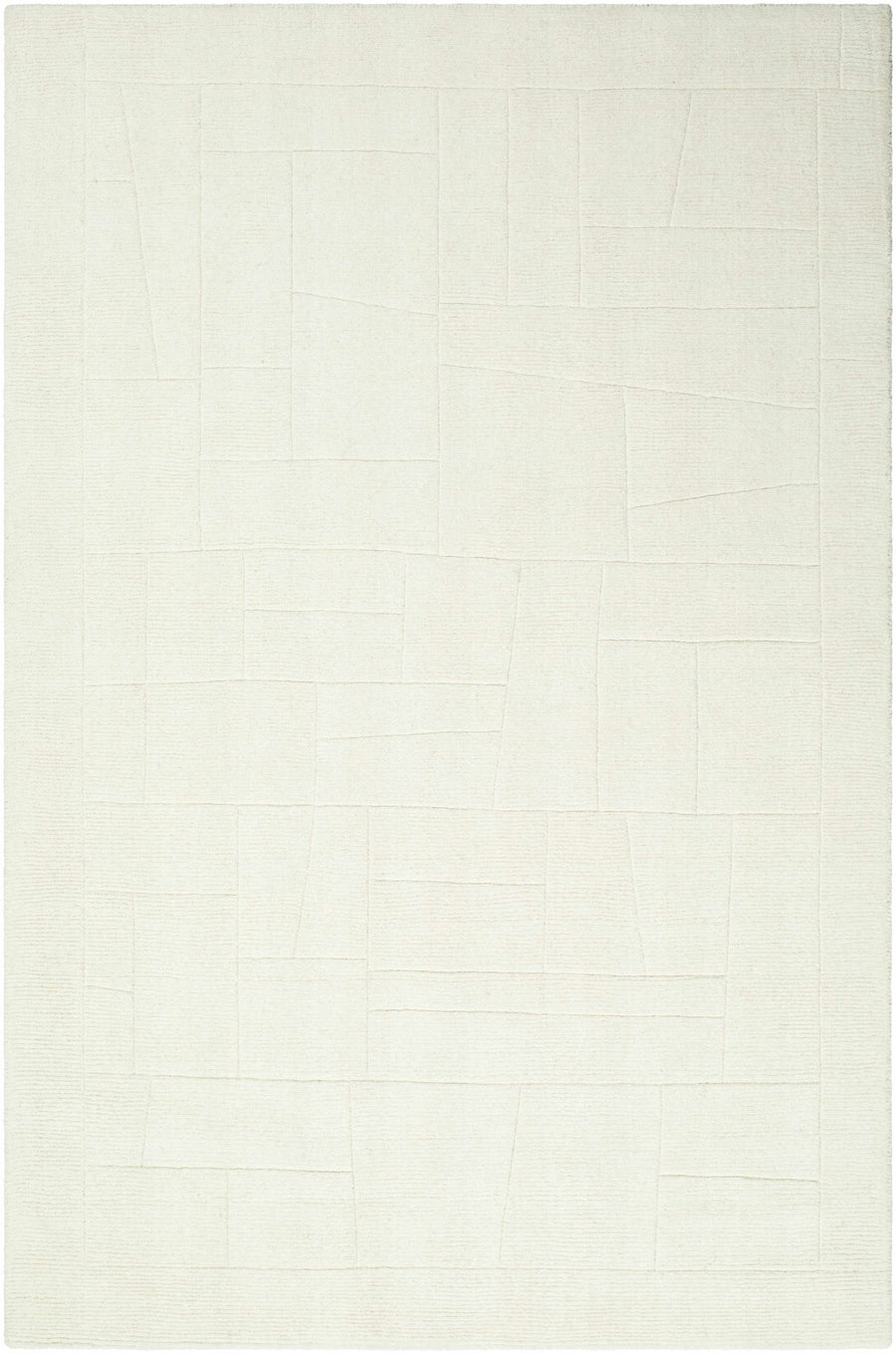 Tupac Ivory Modern Style Hand Loom Wool Area Rug - The Rug Decor