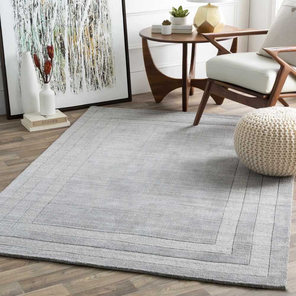 Turbotville Modern Solid Gray Rug - The Rug Decor