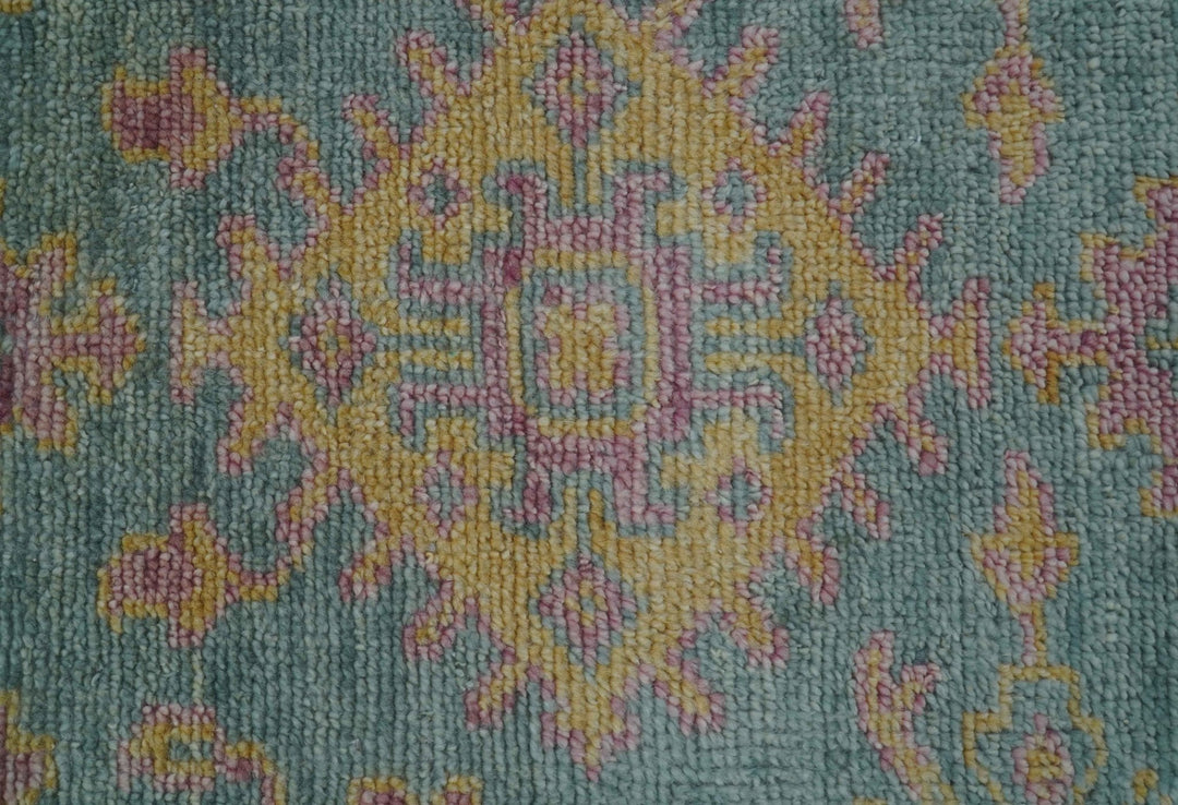 Turkish Design Pink Hand Knotted 4x6 Wool Area Rug - The Rug Decor
