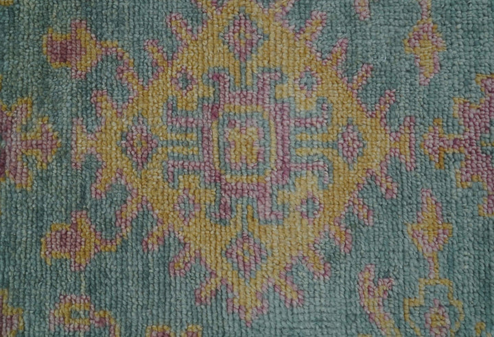 Turkish Design Pink Hand Knotted 4x6 Wool Area Rug - The Rug Decor