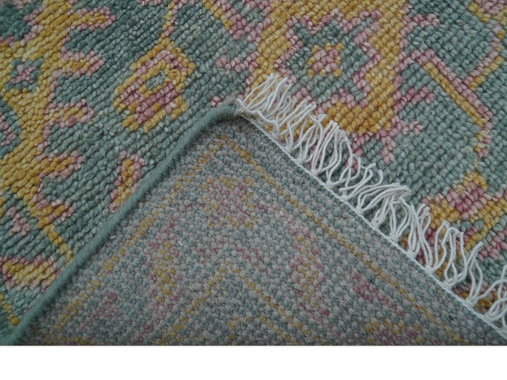 Turkish Design Pink Hand Knotted 4x6 Wool Area Rug - The Rug Decor