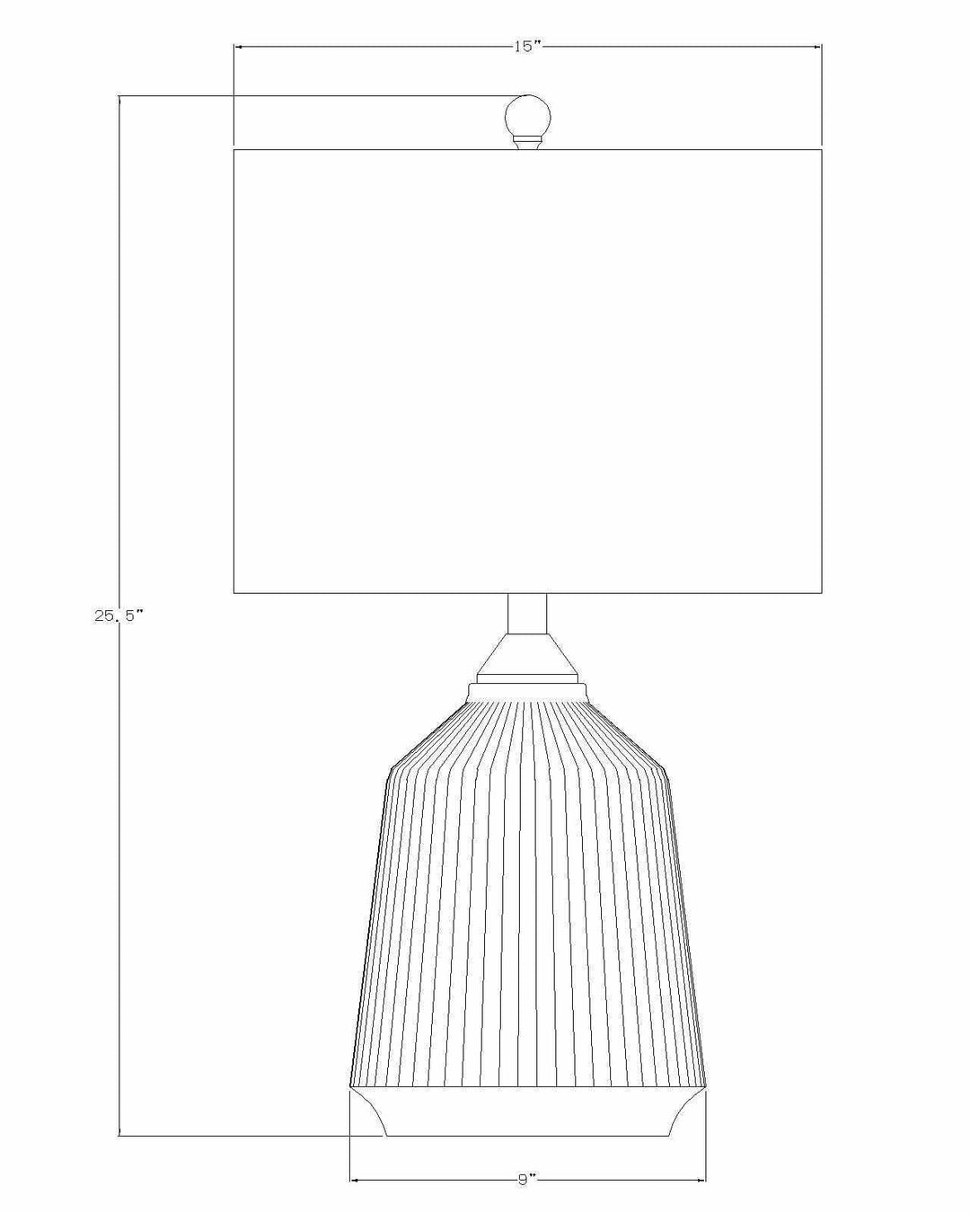 Tramutola White Ceramic Table Lamp | Contemporary Accent Lighting