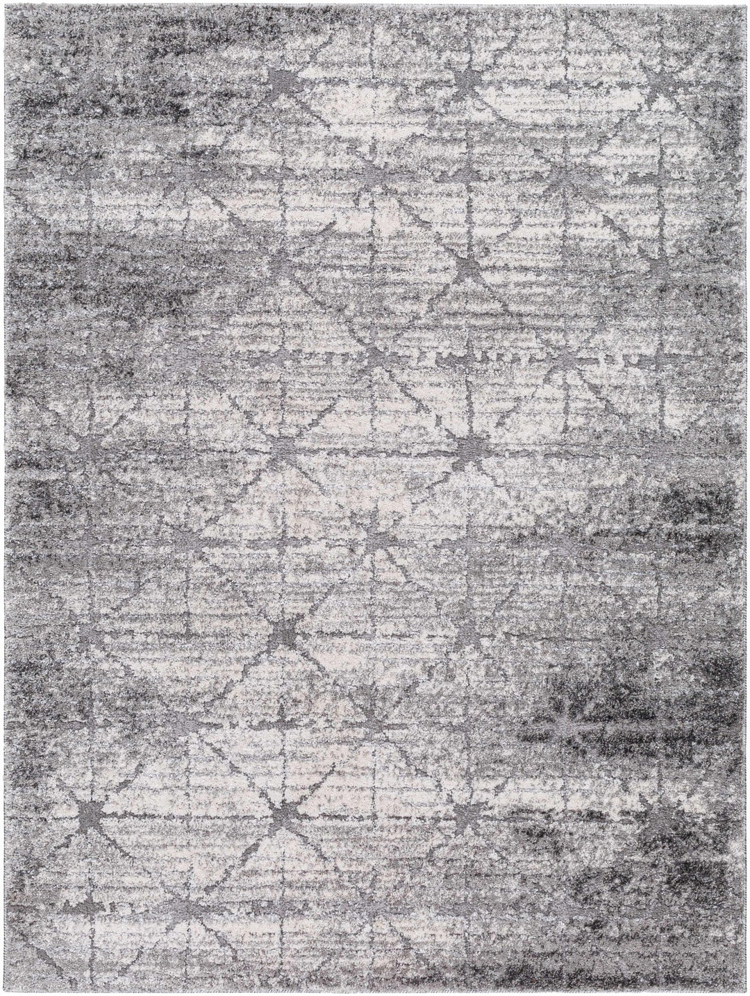 Tyree Modern Trellis Pattern Gray Area Rug - The Rug Decor