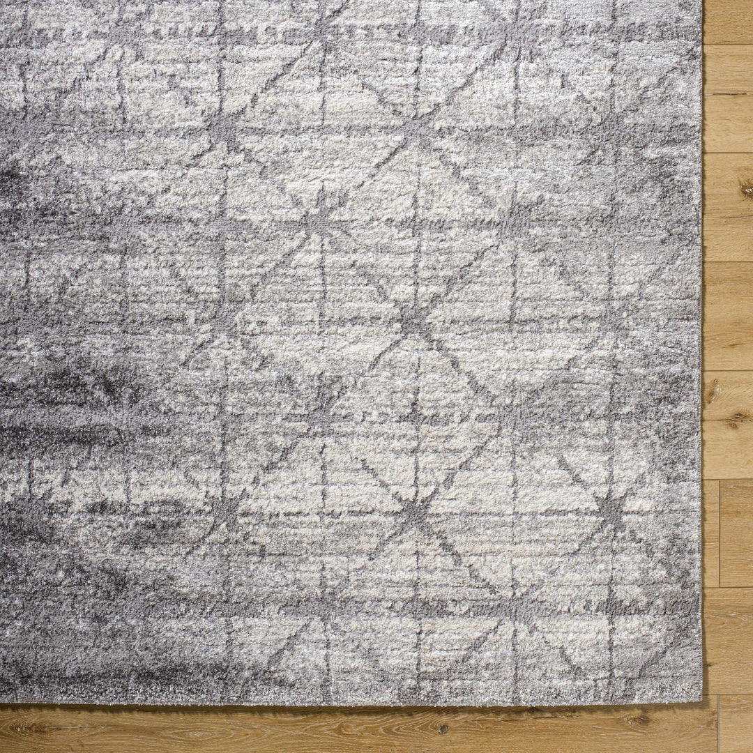 Tyree Modern Trellis Pattern Gray Area Rug - The Rug Decor