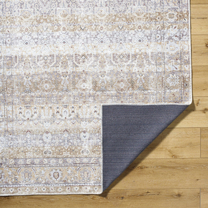 Tywin Traditional Beige And Gray Washable Rug - The Rug Decor