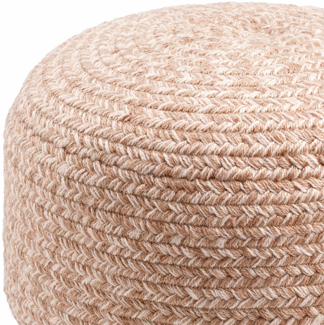 Tonanitla Blush Recycled PET Outdoor Pouf