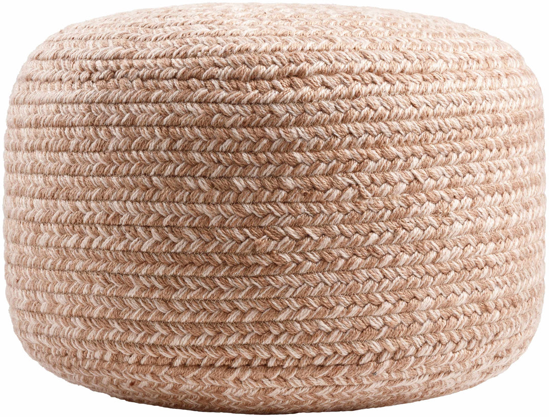 Tonanitla Blush Recycled PET Outdoor Pouf