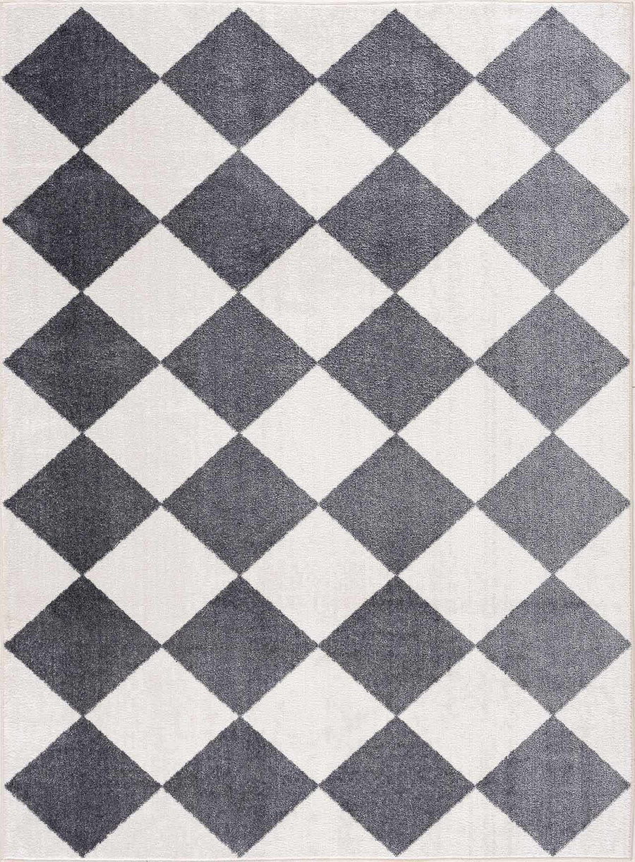 Ulric Modern Geometrical Gray Washable Area Rug - The Rug Decor