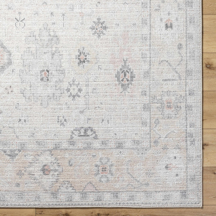 Umeko Traditional Style Gray And Ivory Area Rug - The Rug Decor