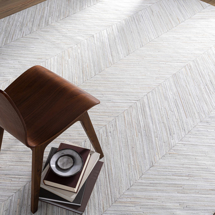 Upland Modern Style Gray And Beige Area Rug