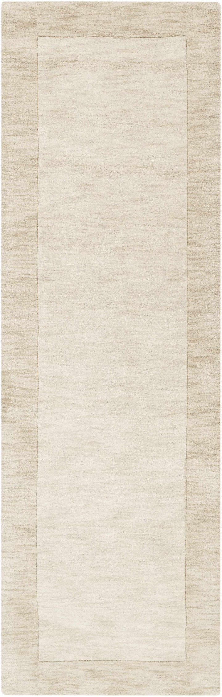 Upperstrasburg Beige Modern Style Hand Loom Wool Area Rug