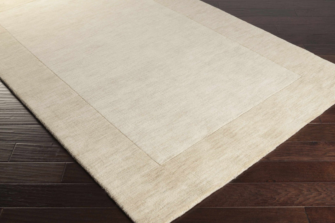 Upperstrasburg Beige Modern Style Hand Loom Wool Area Rug - The Rug Decor