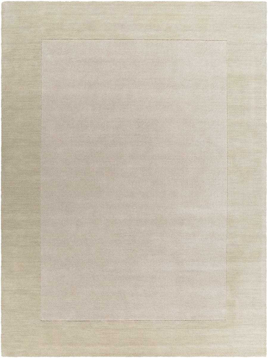 Upperstrasburg Beige Modern Style Hand Loom Wool Area Rug - The Rug Decor