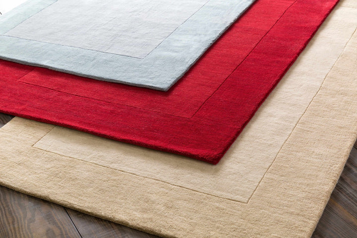 Upperstrasburg Beige Modern Style Hand Loom Wool Area Rug - The Rug Decor