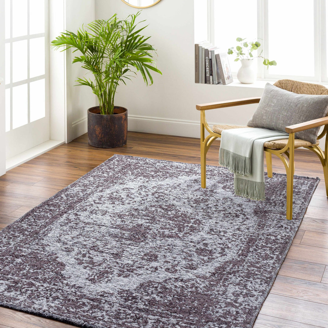 Ural Traditional Style Charcoal And Gray Area Rug - The Rug Decor