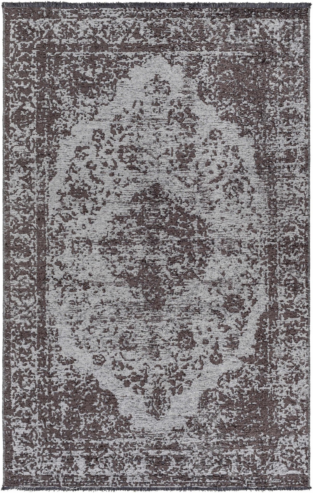 Ural Traditional Style Charcoal And Gray Area Rug - The Rug Decor