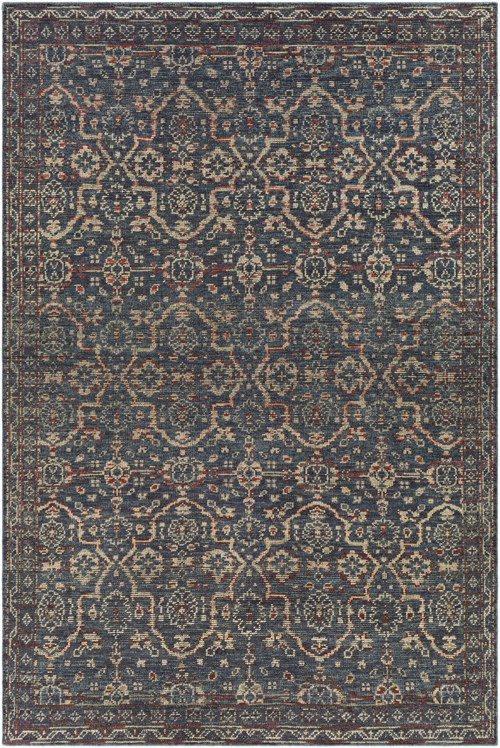 Urbancrest Charcoal And Beige Traditional Style Hand Knotted Area Rug - The Rug Decor