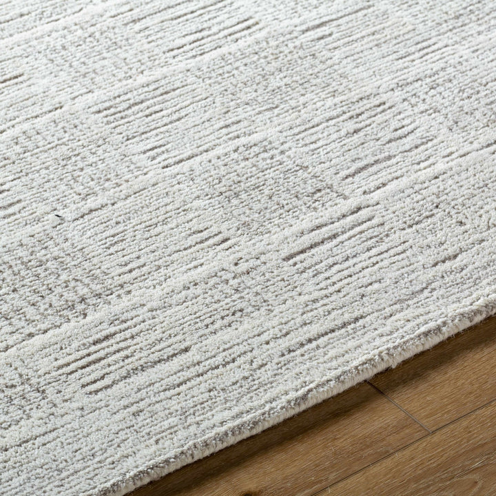 Urian Modern Checkered Pattern Ivory Hand Tufted Wool Area Rug - The Rug Decor