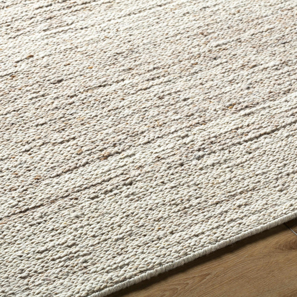 Urmat Contemporary Beige Wool Area Rug - The Rug Decor