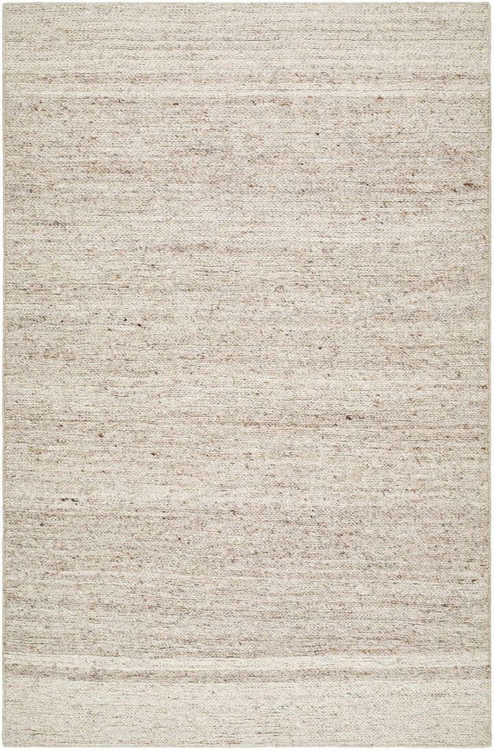 Urmat Contemporary Beige Wool Area Rug - The Rug Decor
