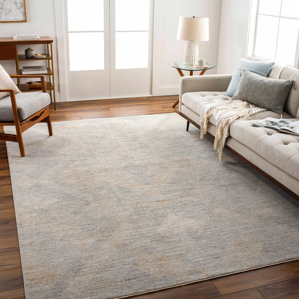 Urmi Thick Luxe Contemporary Style Beige & Gray Area Rug - The Rug Decor
