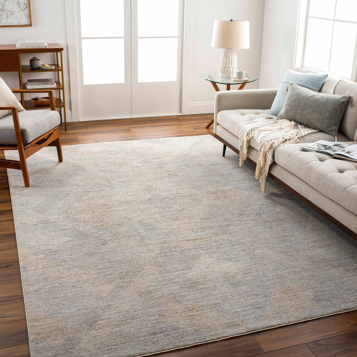 Urmi Thick Luxe Contemporary Style Beige & Gray Area Rug - The Rug Decor