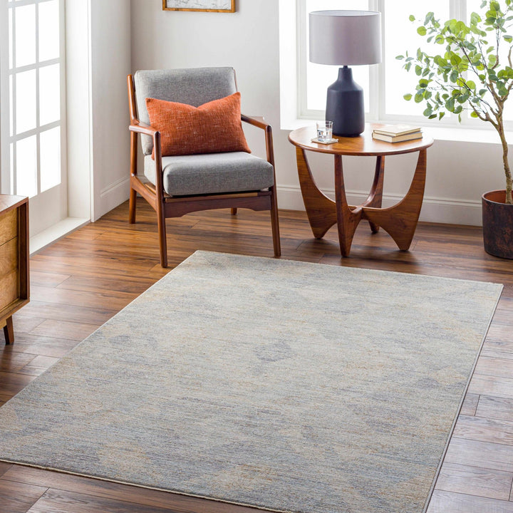 Urmi Thick Luxe Contemporary Style Beige & Gray Area Rug - The Rug Decor