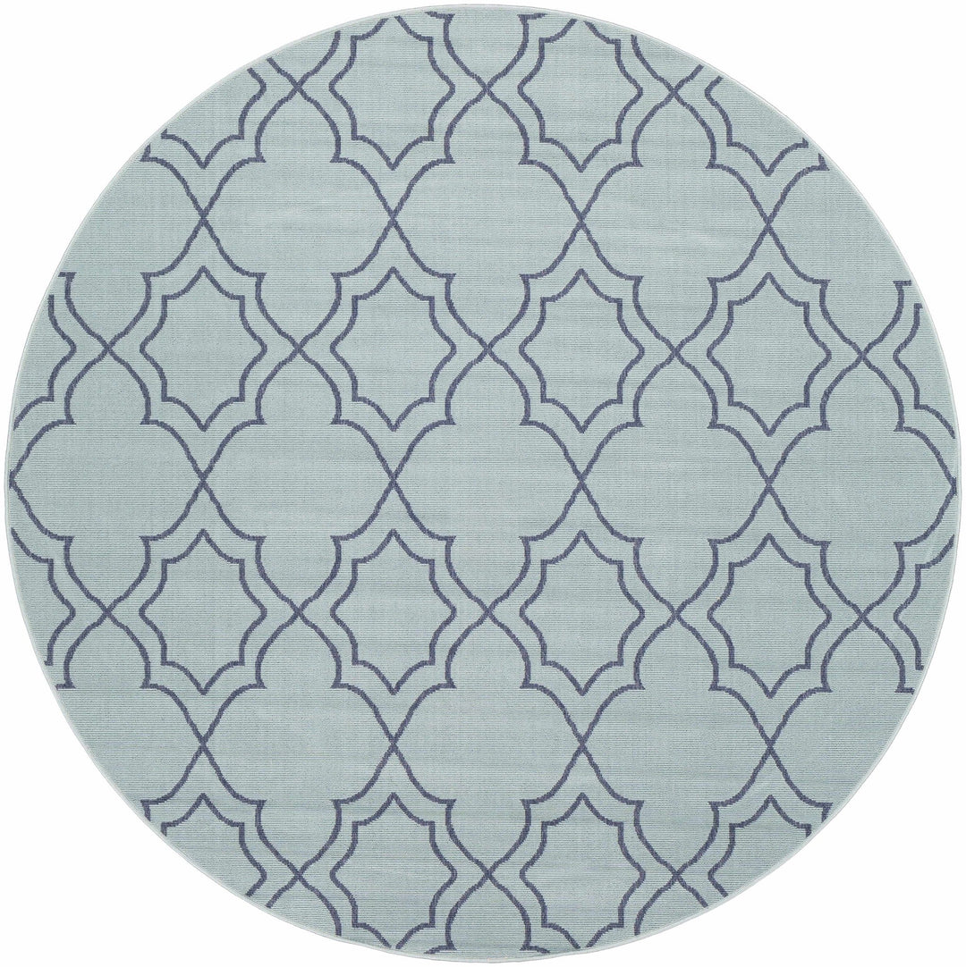 Ursa Blue Modern Style Outdoor Area Rug - The Rug Decor