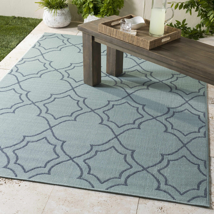Ursa Blue Modern Style Outdoor Area Rug - The Rug Decor