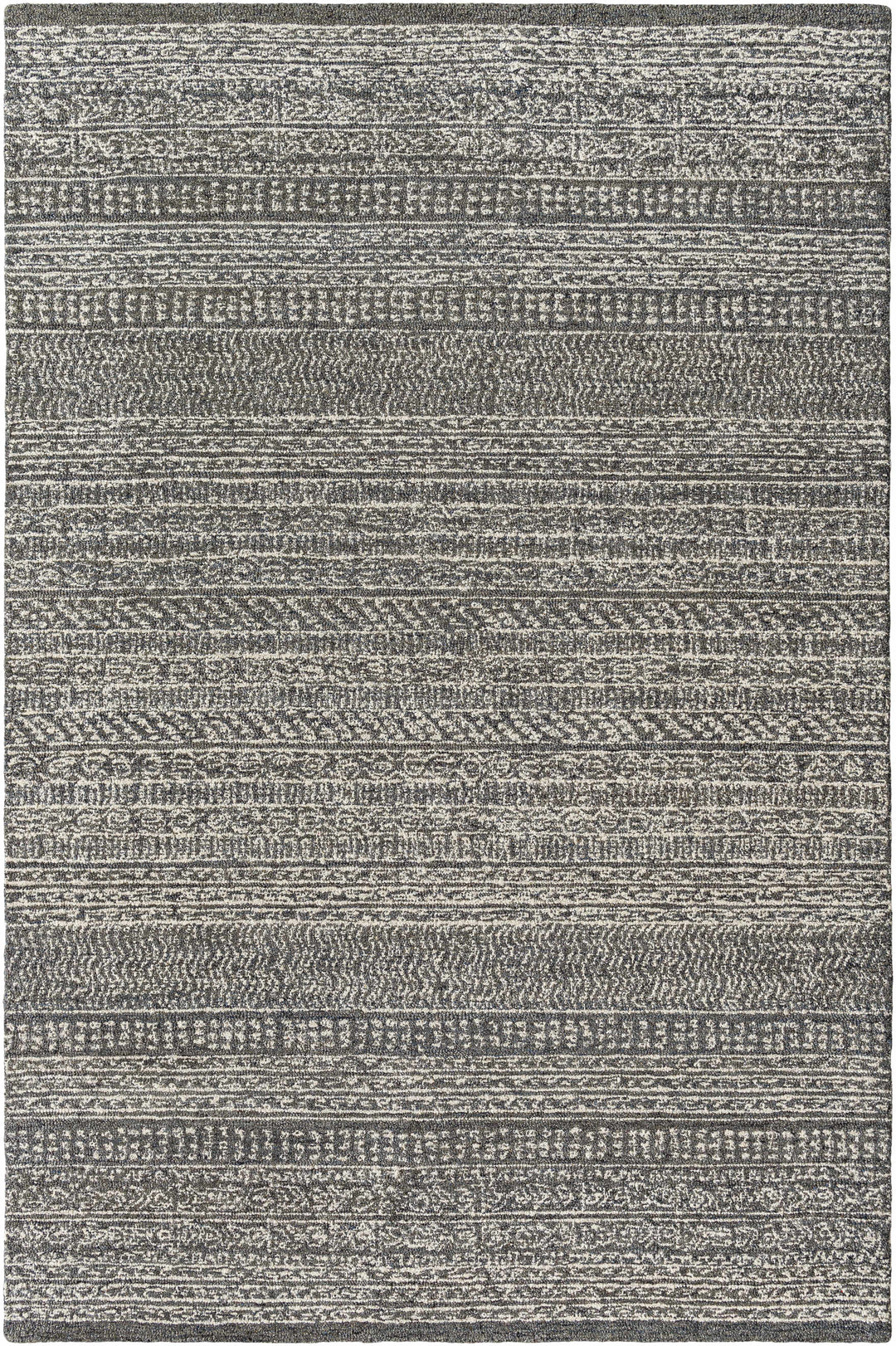 Urvi Charcoal Contemporary Style Hand Tufted Area Rug