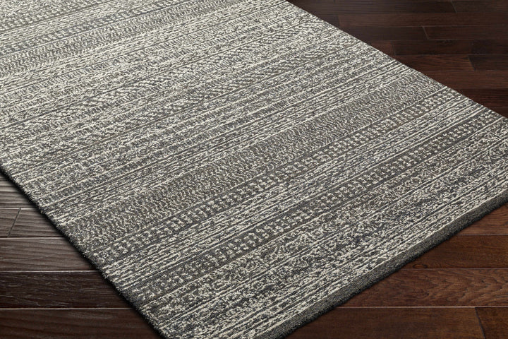 Urvi Charcoal Contemporary Style Hand Tufted Area Rug
