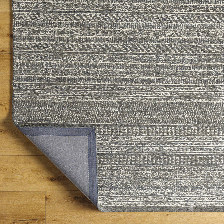 Urvi Charcoal Contemporary Style Hand Tufted Area Rug