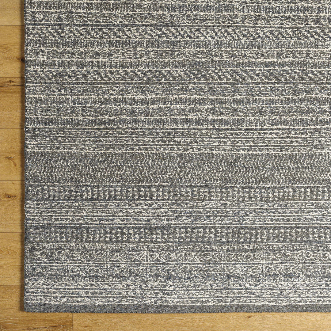 Urvi Charcoal Contemporary Style Hand Tufted Area Rug