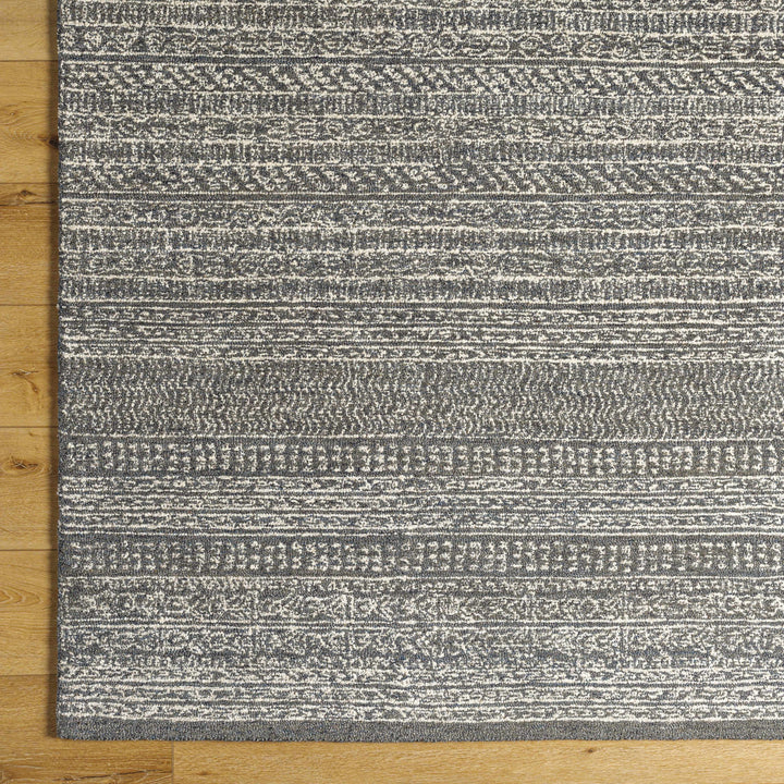Urvi Charcoal Contemporary Style Hand Tufted Area Rug