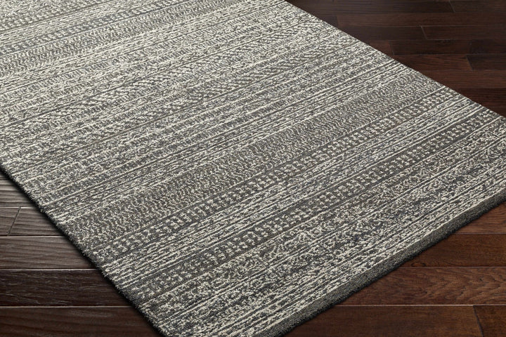 Urvi Charcoal Contemporary Style Hand Tufted Area Rug - The Rug Decor
