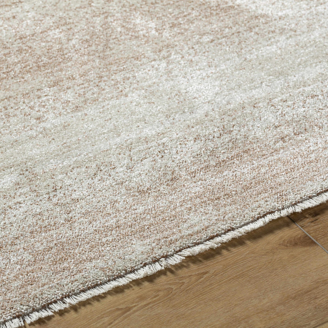 Uzima Abstract Beige and Rust Contemporary Rug - The Rug Decor