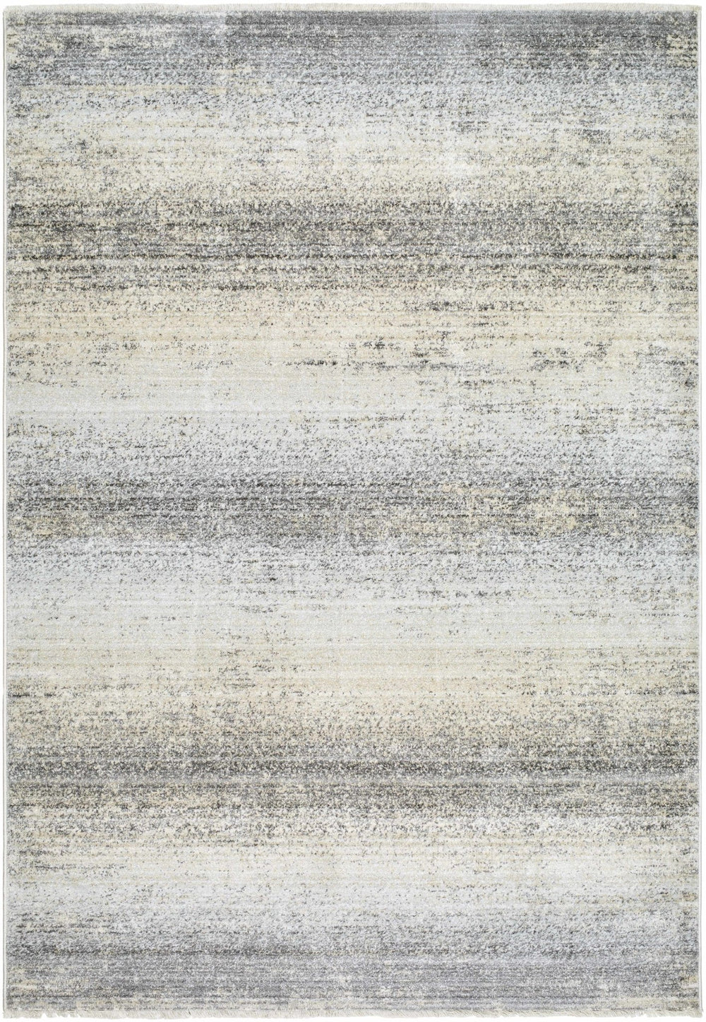 Uzima Modern Abstract Gray Machine Woven Rug - The Rug Decor