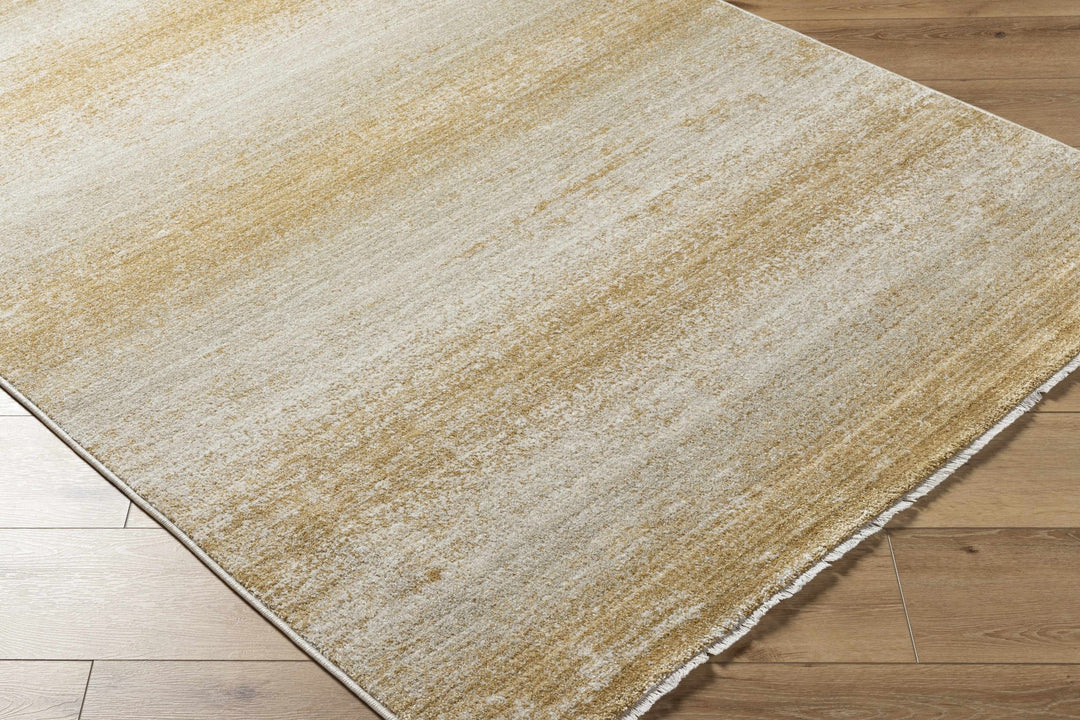 Uzima Modern Contemporary Gold Area Rug - The Rug Decor