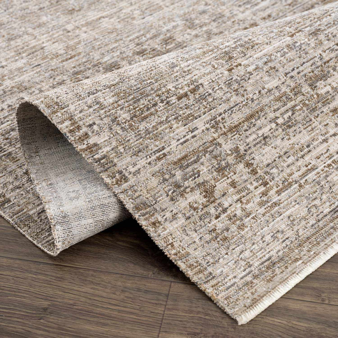 Uzuri Vintage style Beige Machine Woven Washable Rug - The Rug Decor