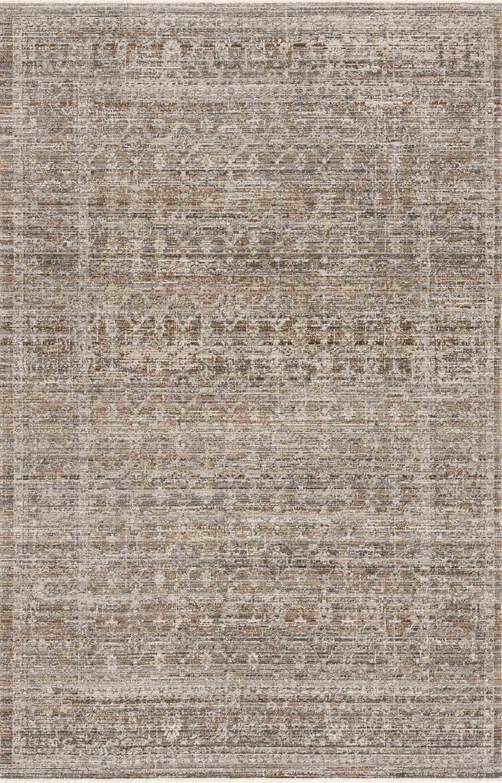 Uzuri Vintage style Beige Machine Woven Washable Rug - The Rug Decor