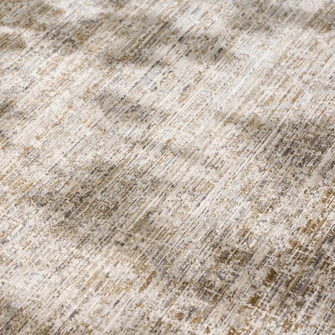 Uzuri Vintage style Beige Machine Woven Washable Rug - The Rug Decor