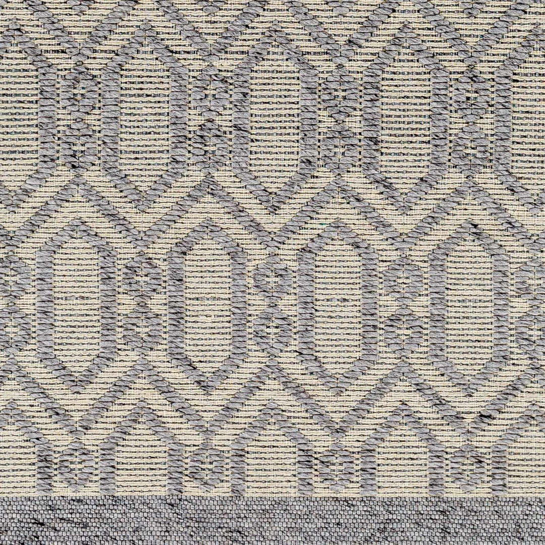 Vahe Contemporary Geometrical Gray Area Rug - The Rug Decor